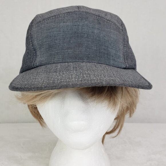 Alife Cap Unisex One Size Grey Denim 5 Panel Hat Adjustable Back Alife Works - Picture 2 of 10